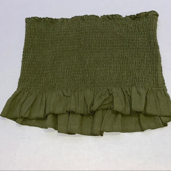 Sadie & Sage Olive Smock Tube Top size large - Picture 7 of 9